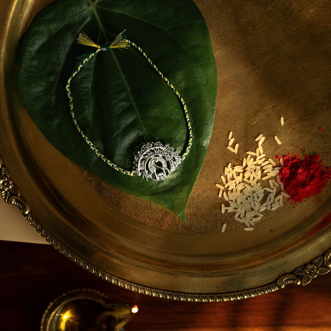Ram Sharan Silver Rakhi