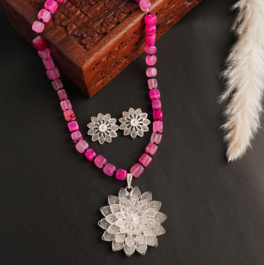 Tarakashi 925 sterling silver necklace women online India