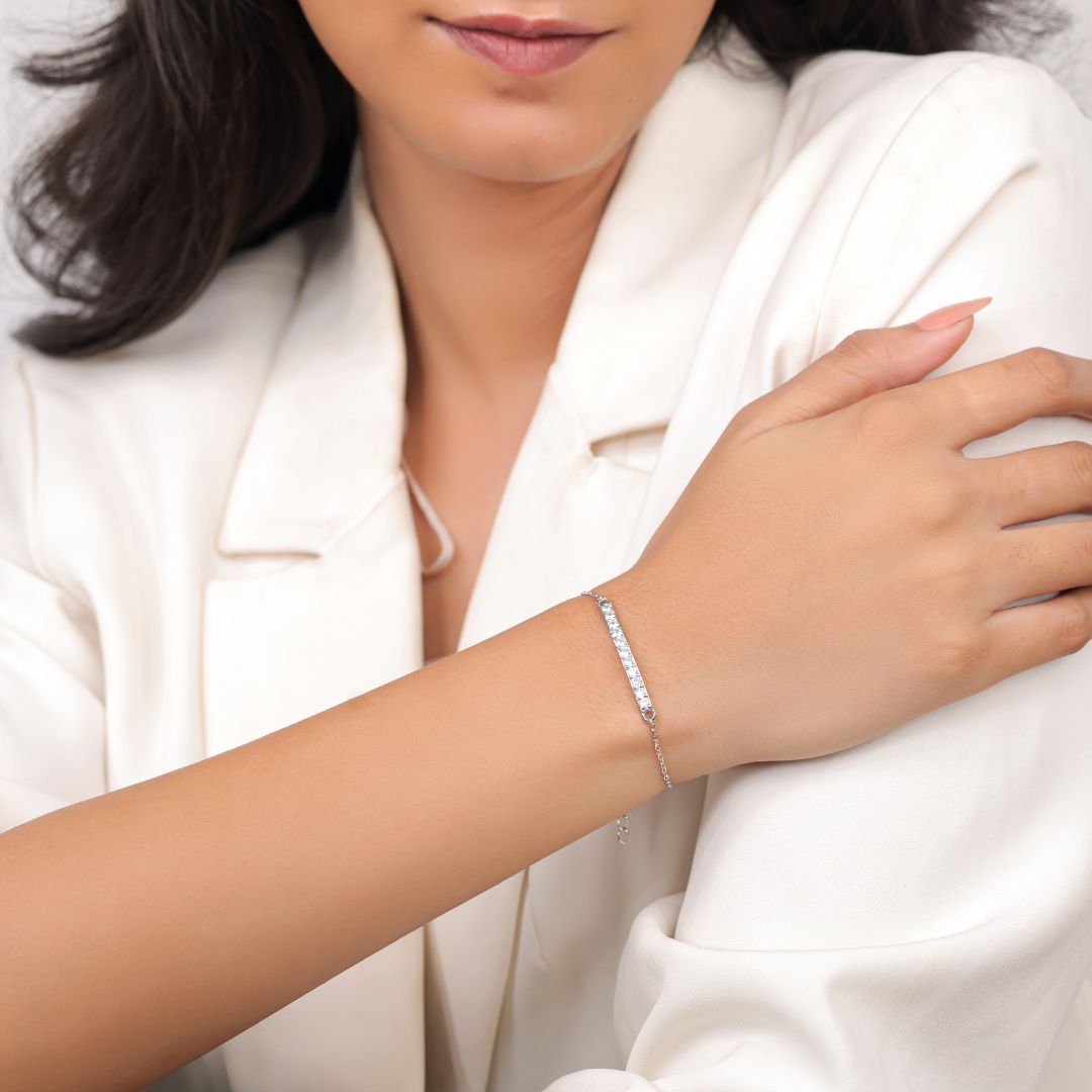 lightweight 925 silver bracelet women daily wear India