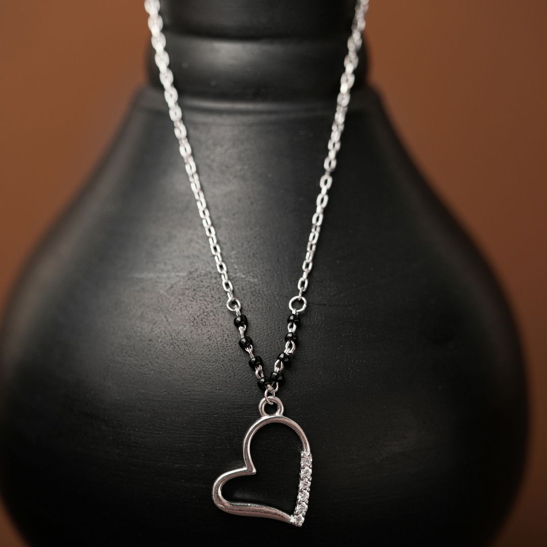 modern 925 sterling silver pendant mangalsutra for women online India