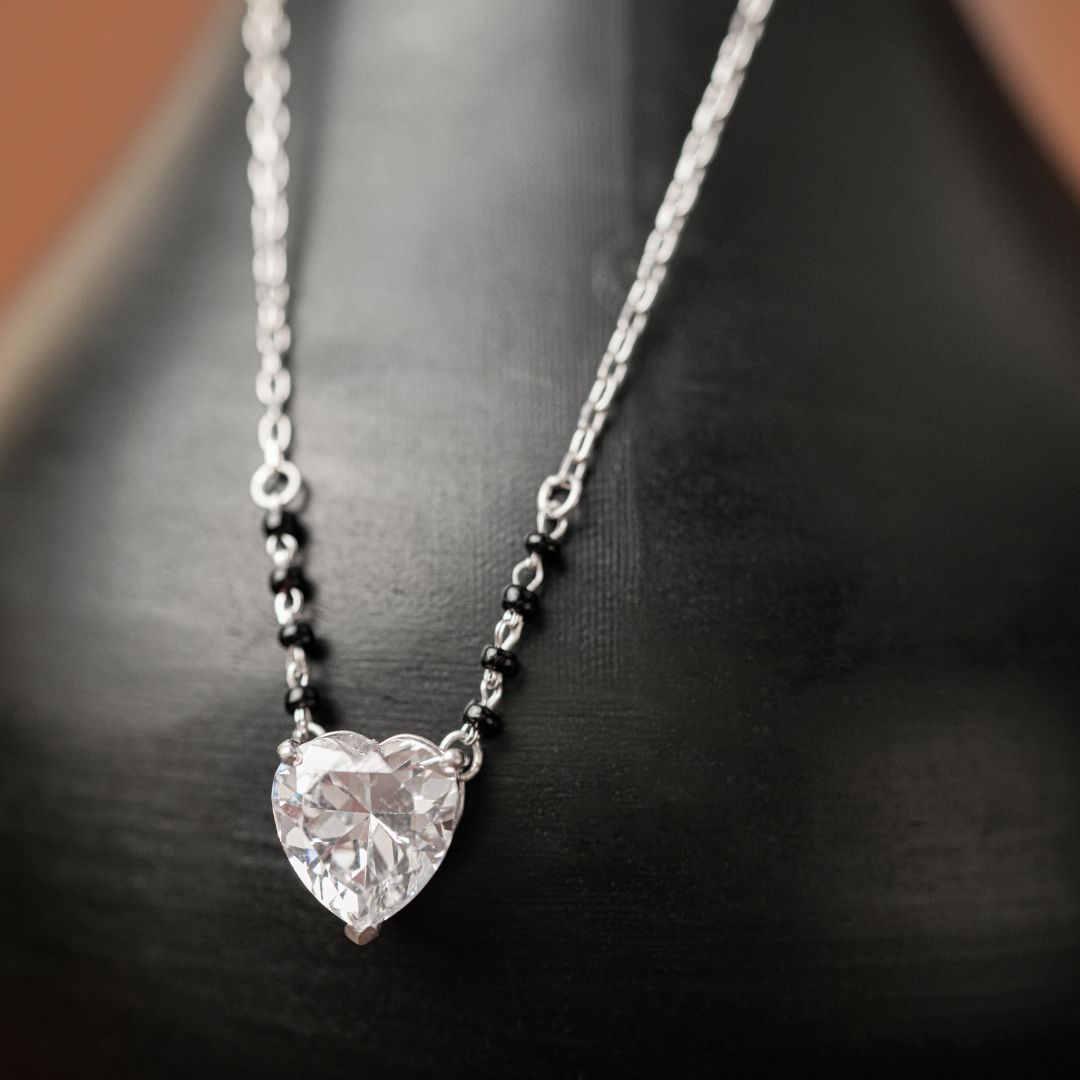 elegant lightweight 925 sterling silver mangalsutra India