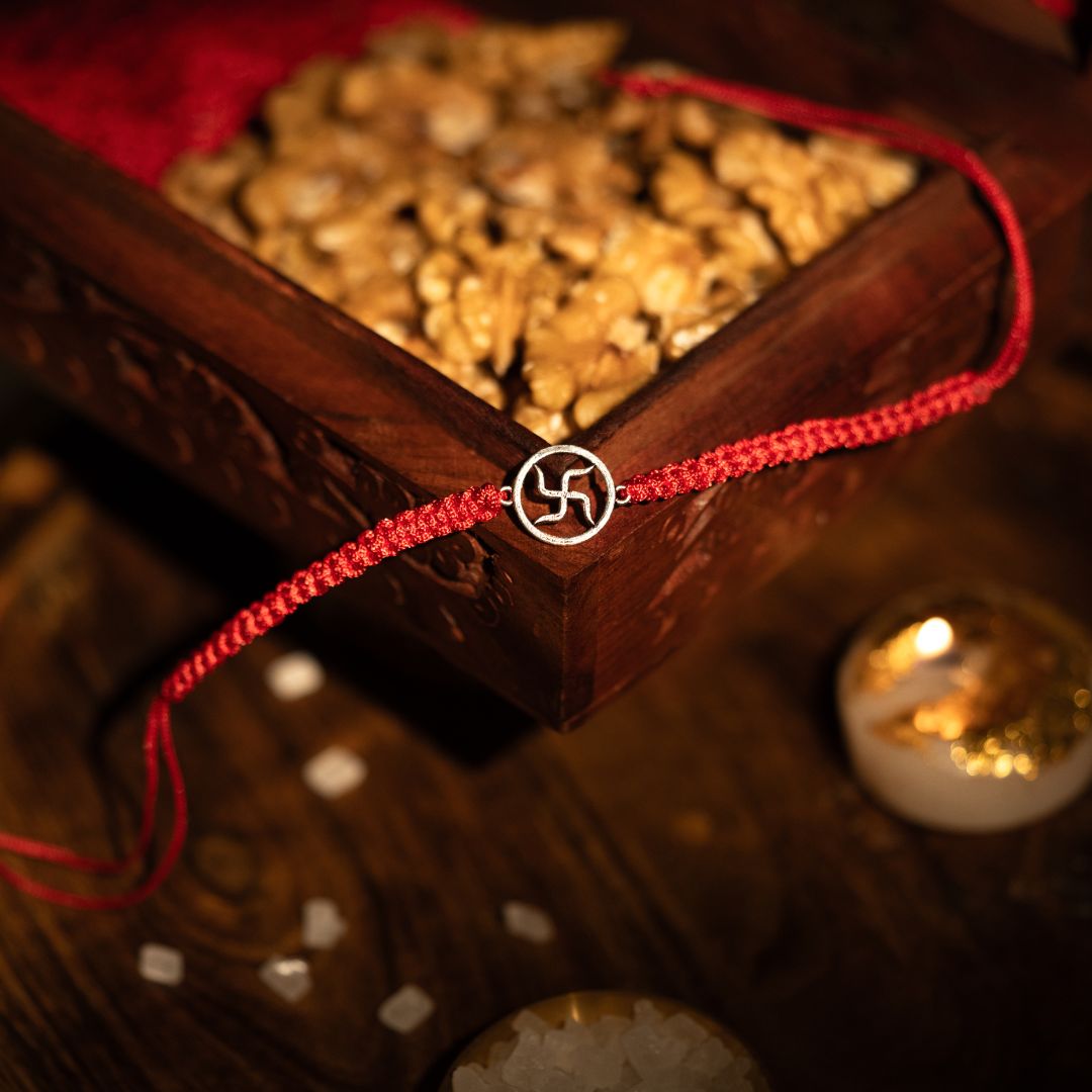 Sacred Swastik Thread Rakhi