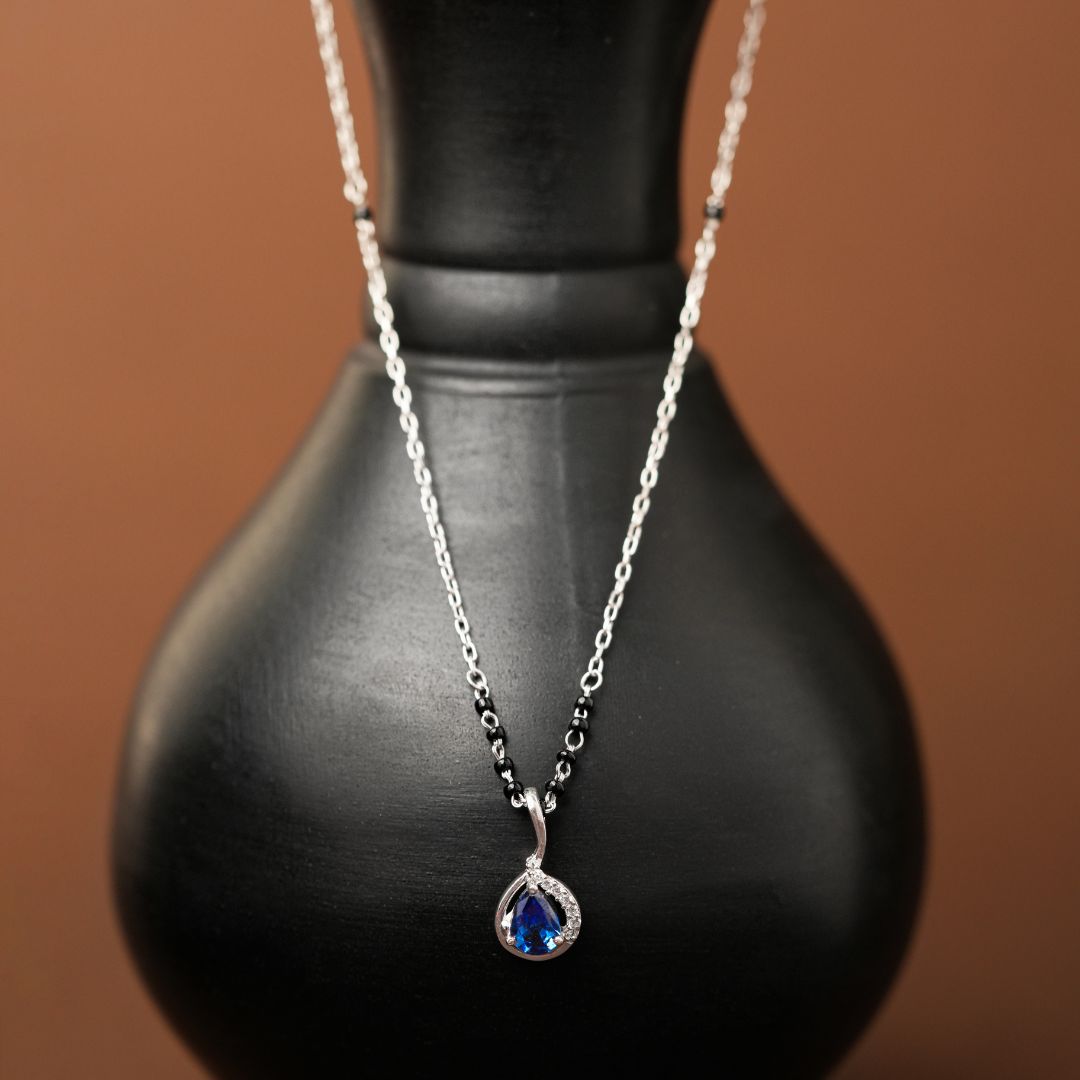 modern 925 sterling silver pendant mangalsutra for women online India