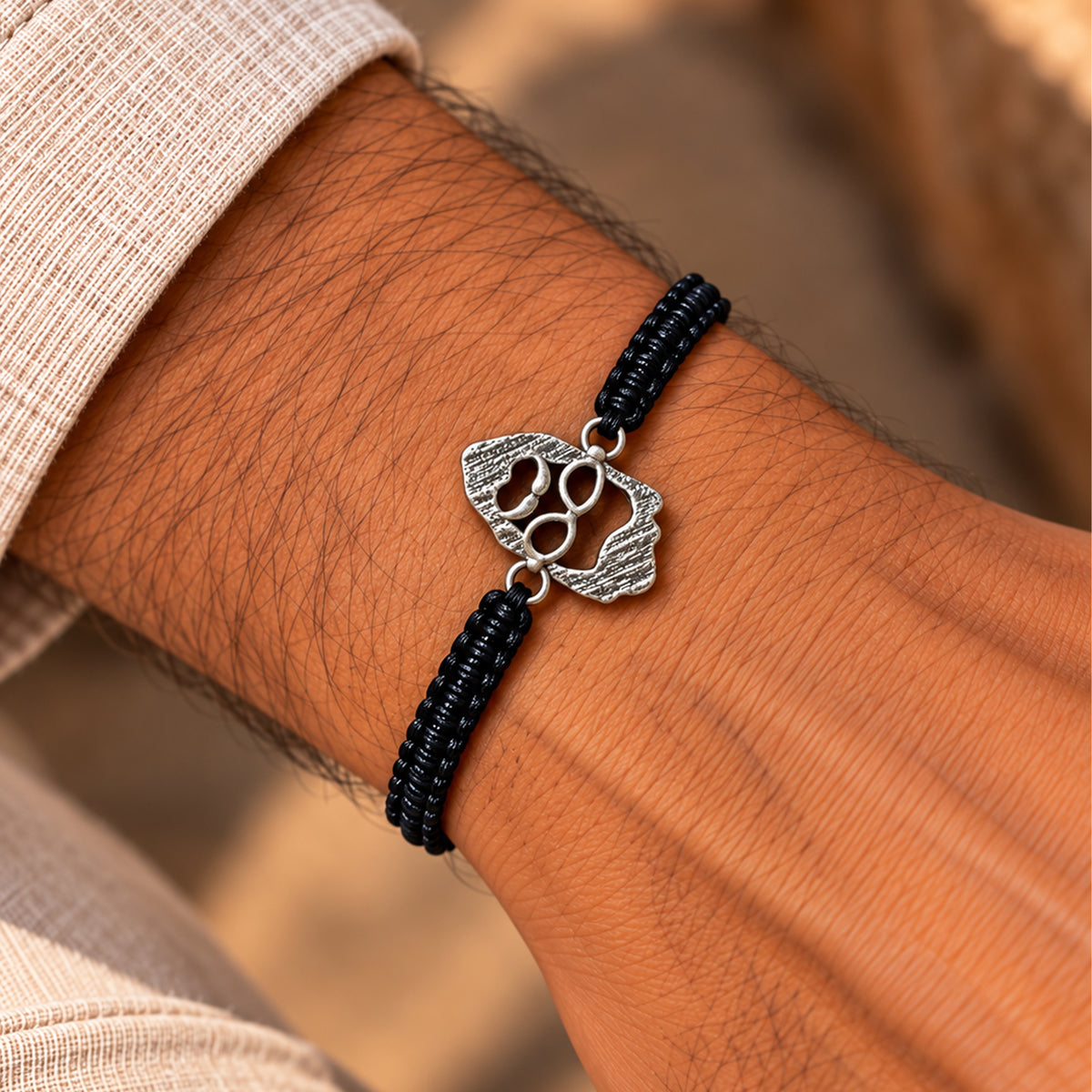 Dude Vibe Silver Bracelet