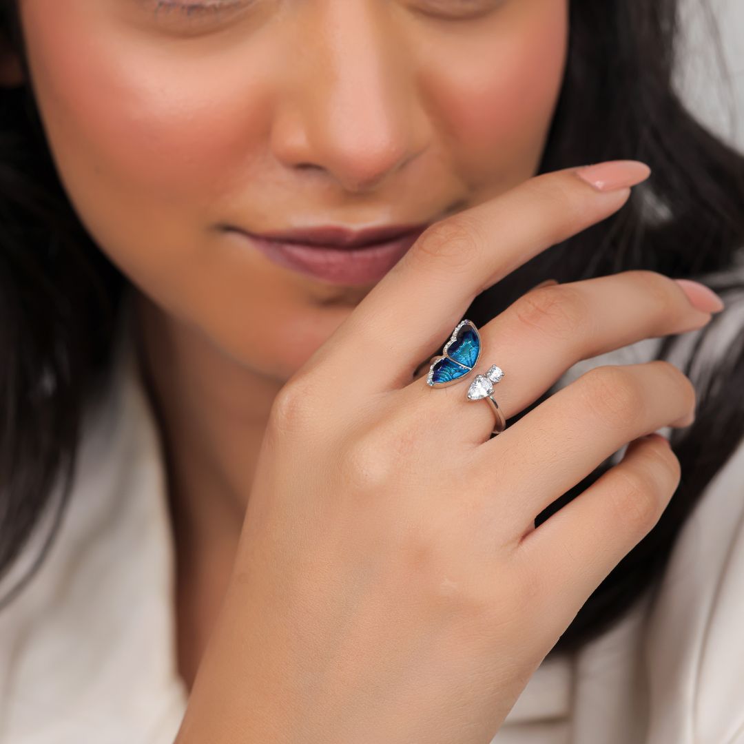 adjustable 925 silver ring women daily wear India
