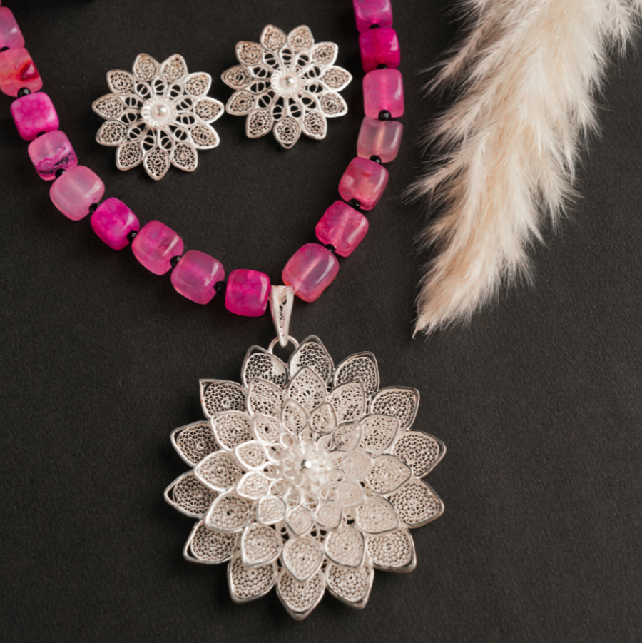 Tarakashi 925 sterling silver necklace women online India