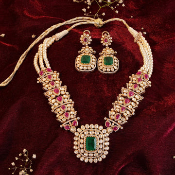 Aarika Royal Necklace Set with Earrings