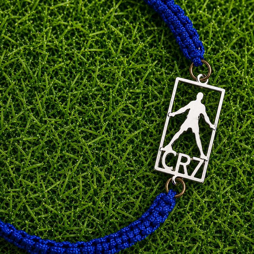 CR7 Initial Silver Thread Bracelet