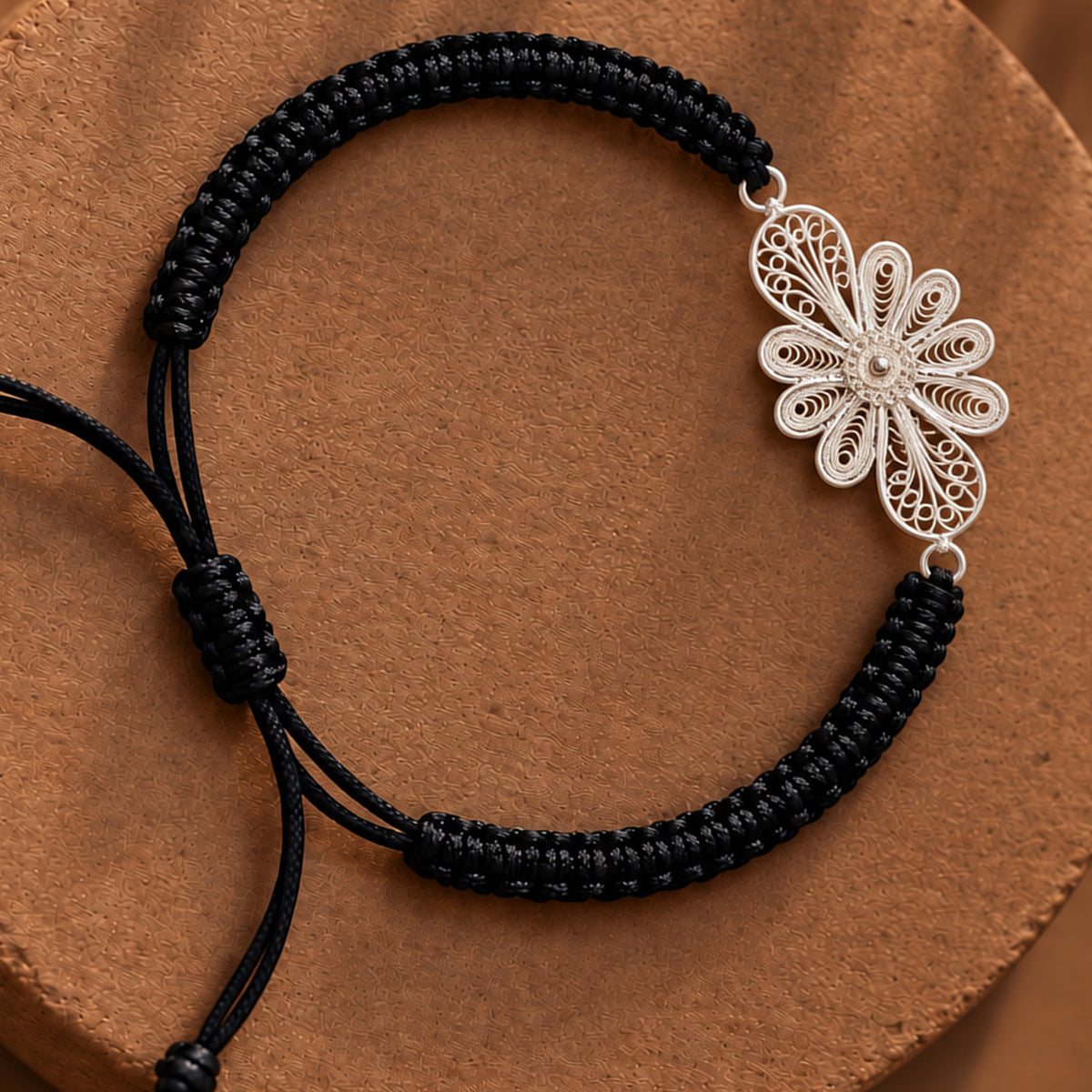 Pushp Silver Tarakashi Bracelet
