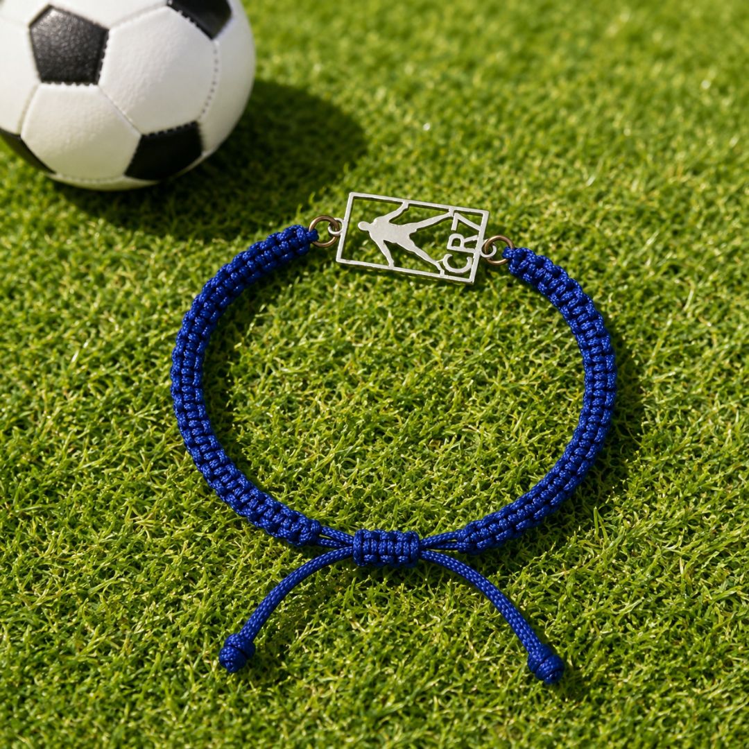 CR7 Initial Silver Thread Bracelet