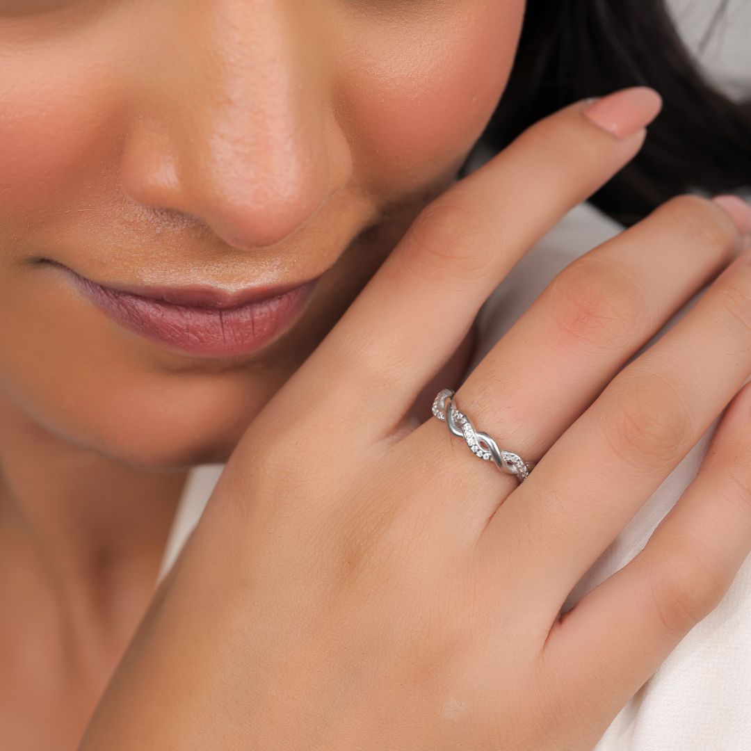 elegant 925 sterling silver ring women online India