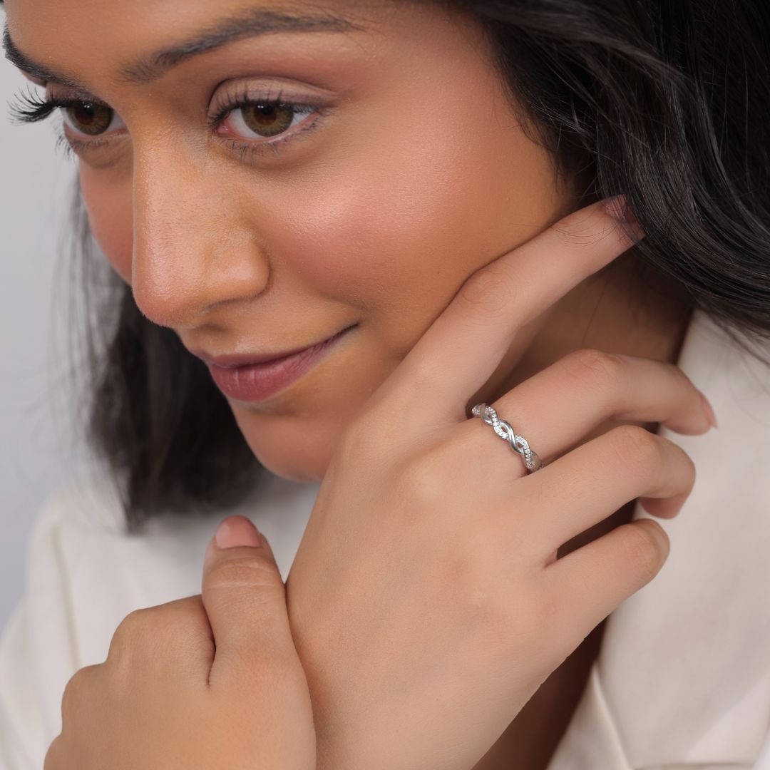 elegant 925 sterling silver ring women online India
