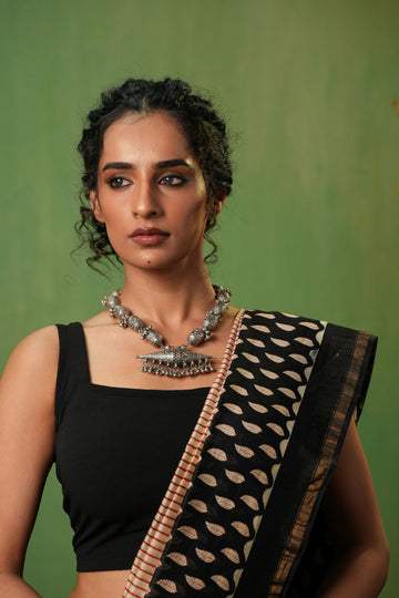 Large Cylindrical Beads Necklace