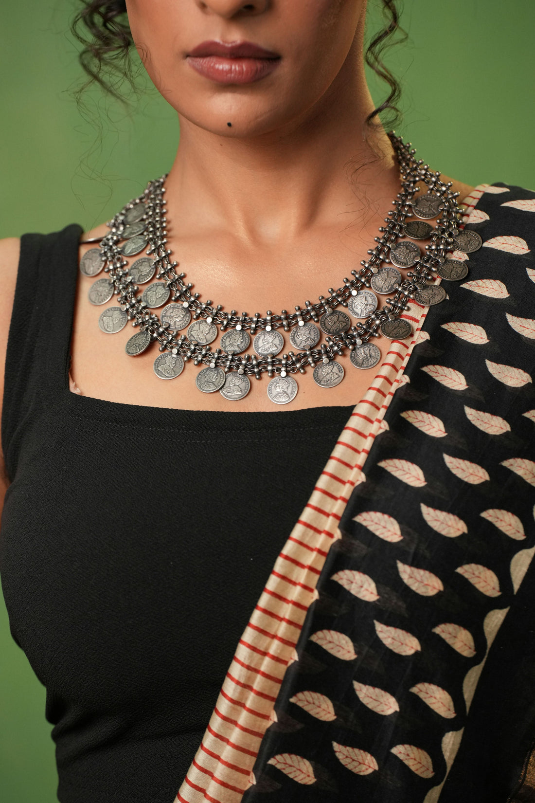 Classic Tribal Coin Choker