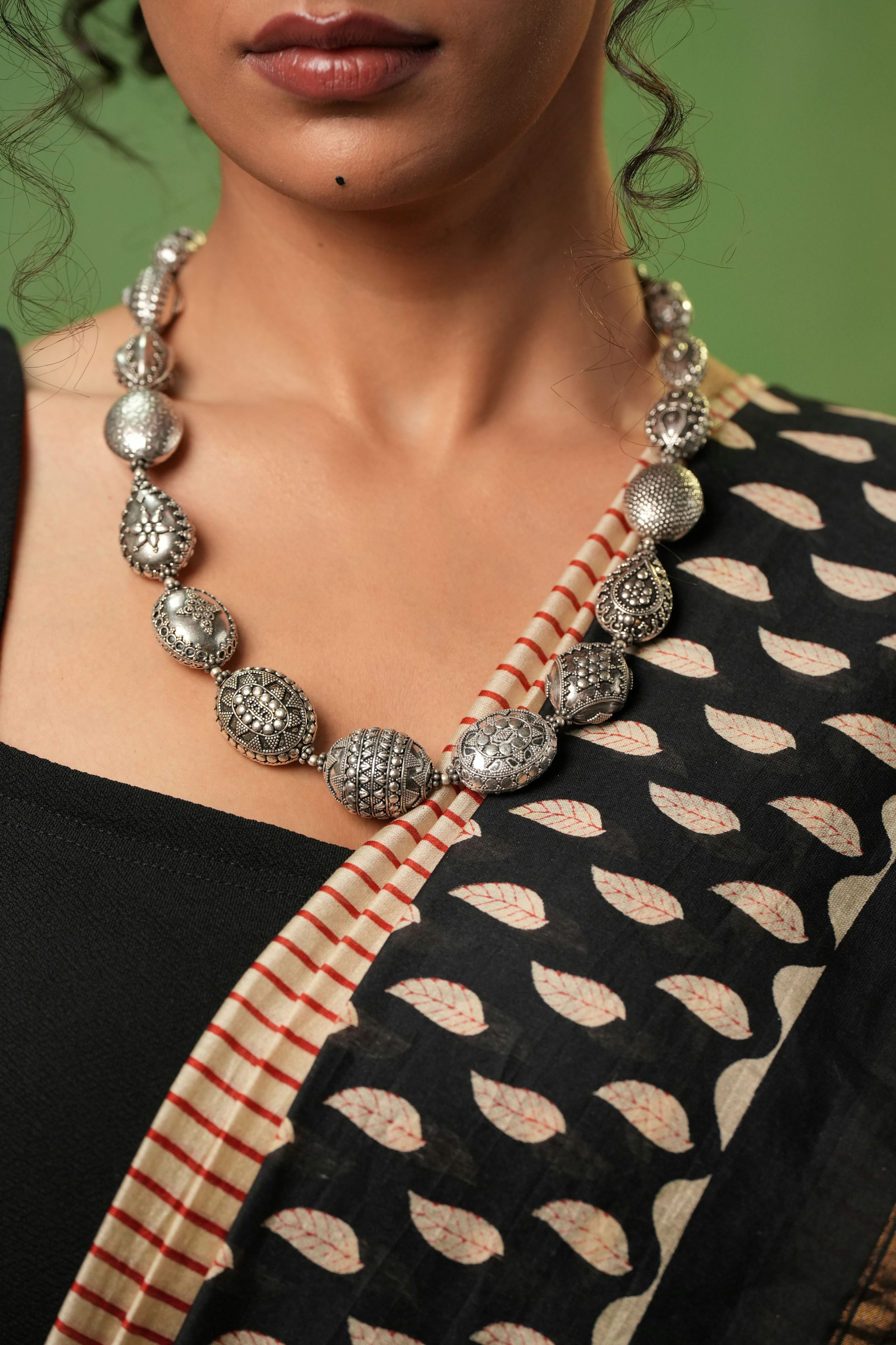 Ornate Mixed Bead Necklace