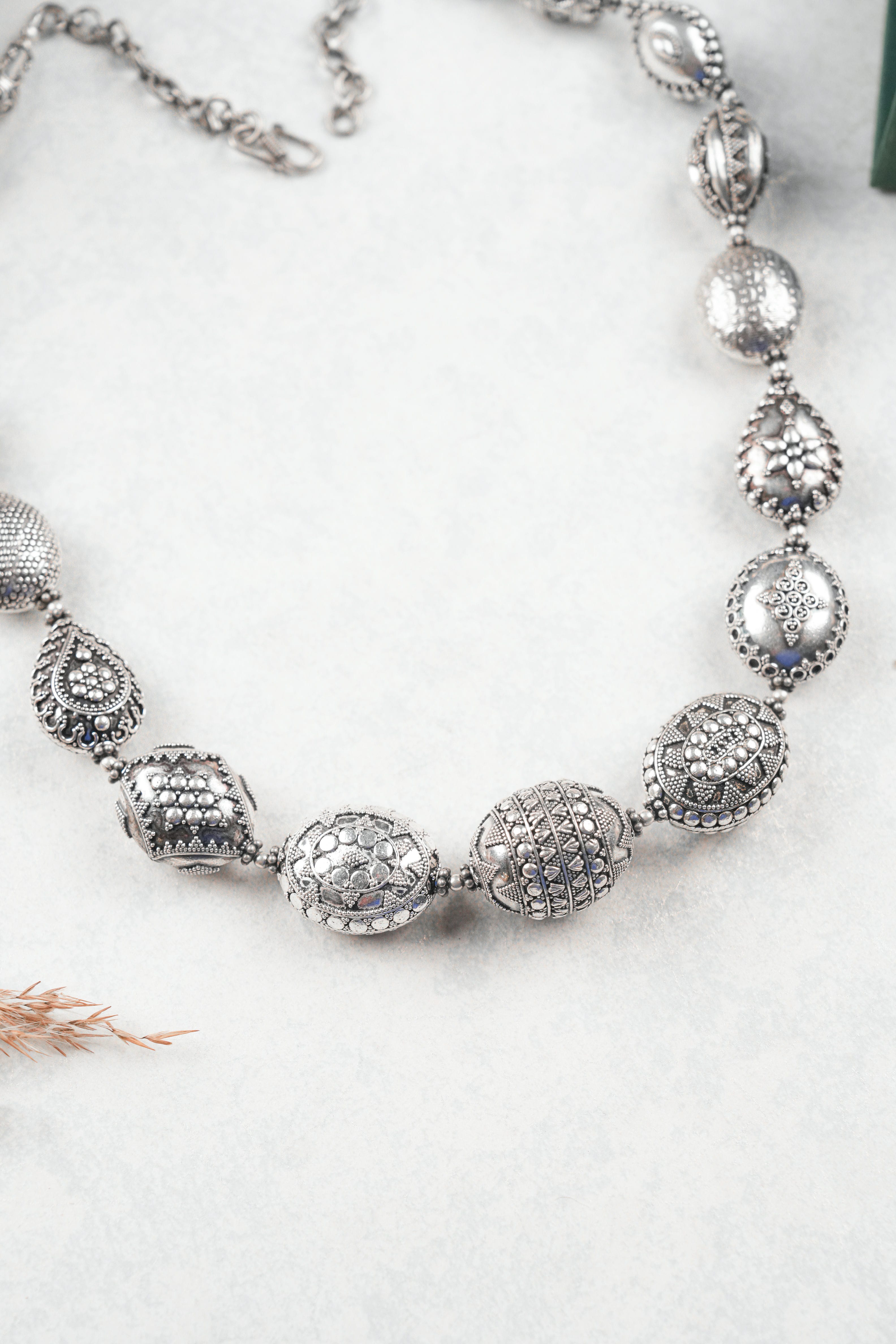 Ornate Mixed Bead Necklace