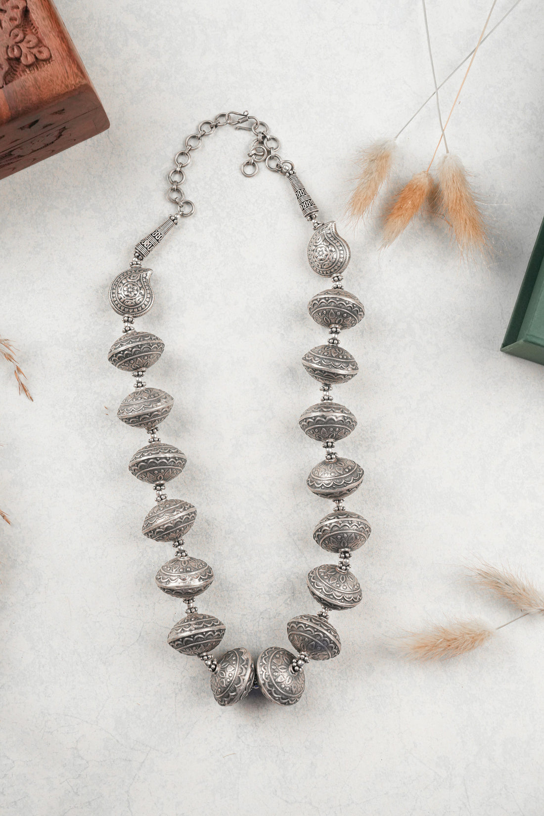 Vintage Tribal Silver Necklace