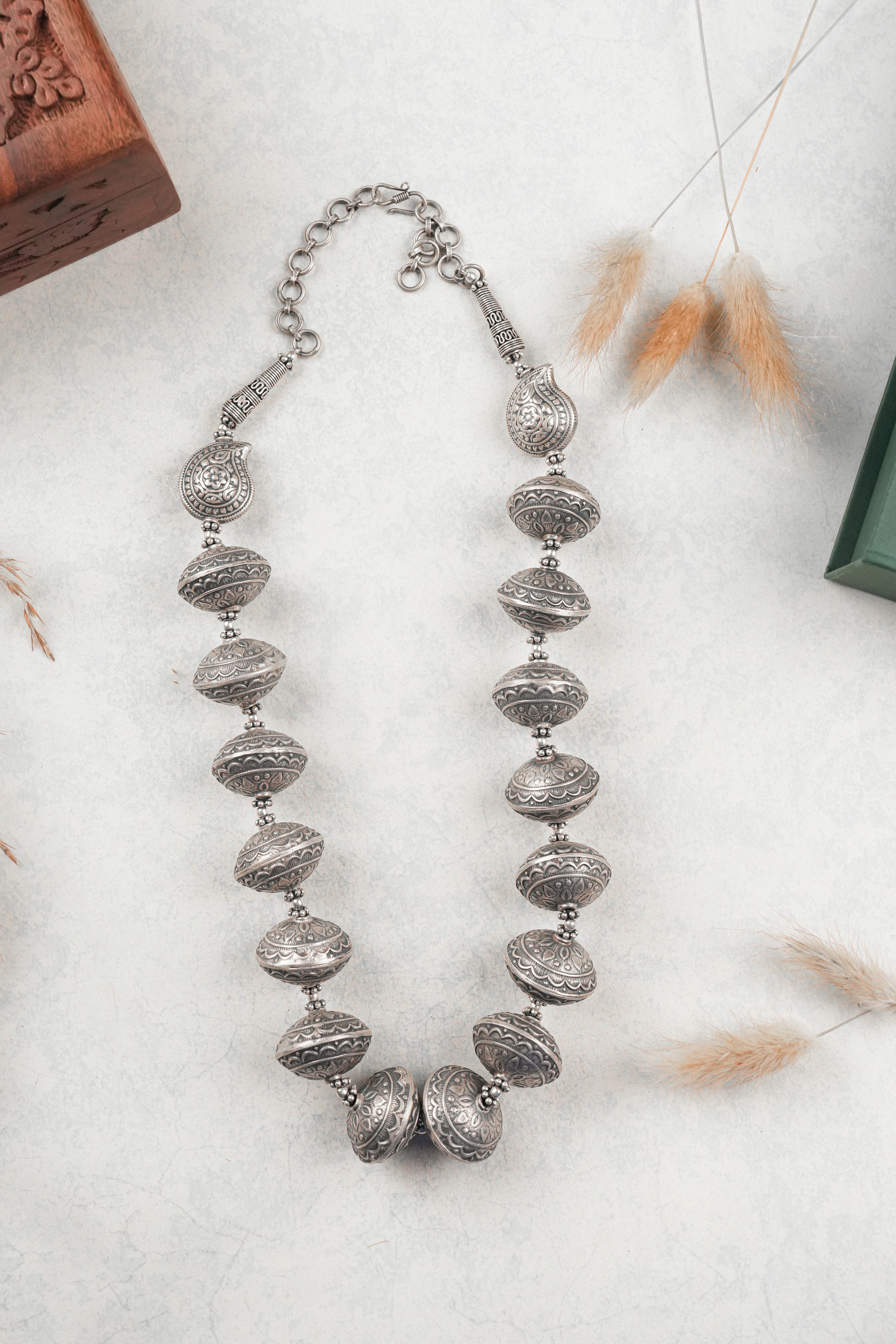 Vintage Tribal Silver Necklace