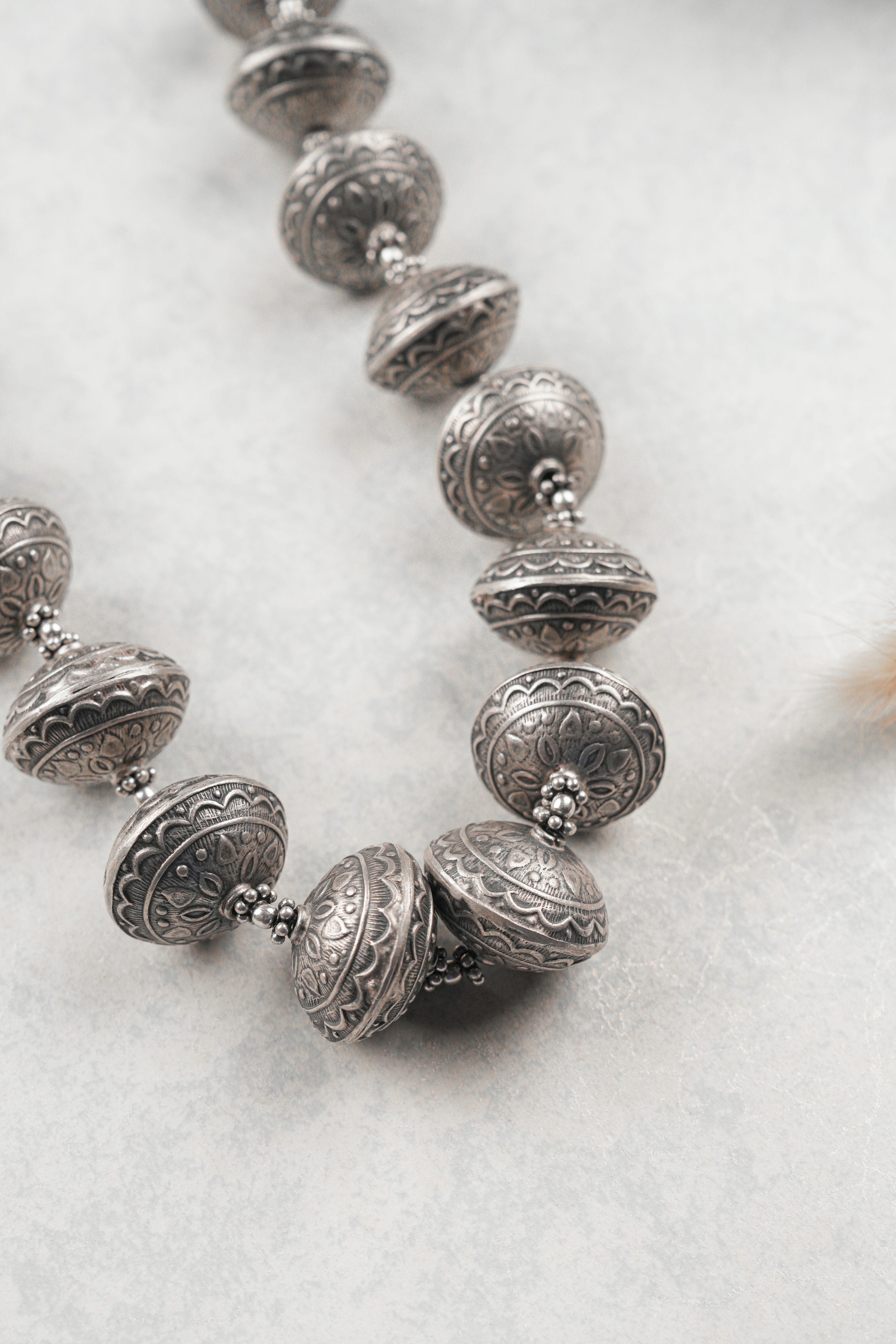 Vintage Tribal Silver Necklace