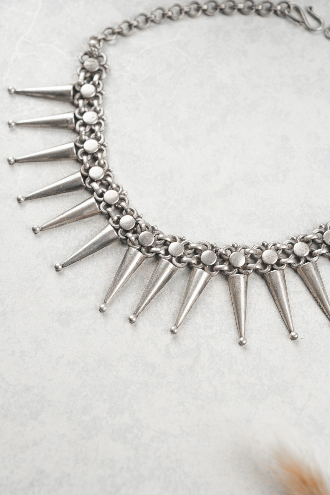 Kantika Shakti Silver Necklace