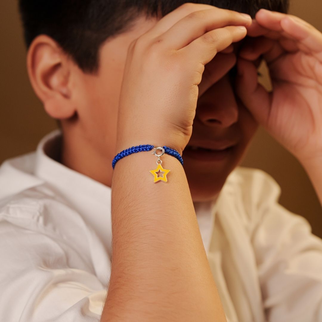 Yellow Star Kids Rakhi