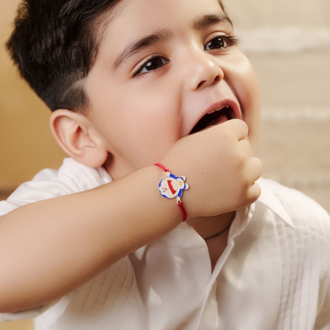 Doremon Silver Kids Rakhi