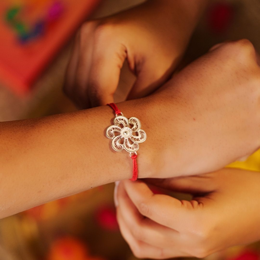 Lahar Silver Rakhi