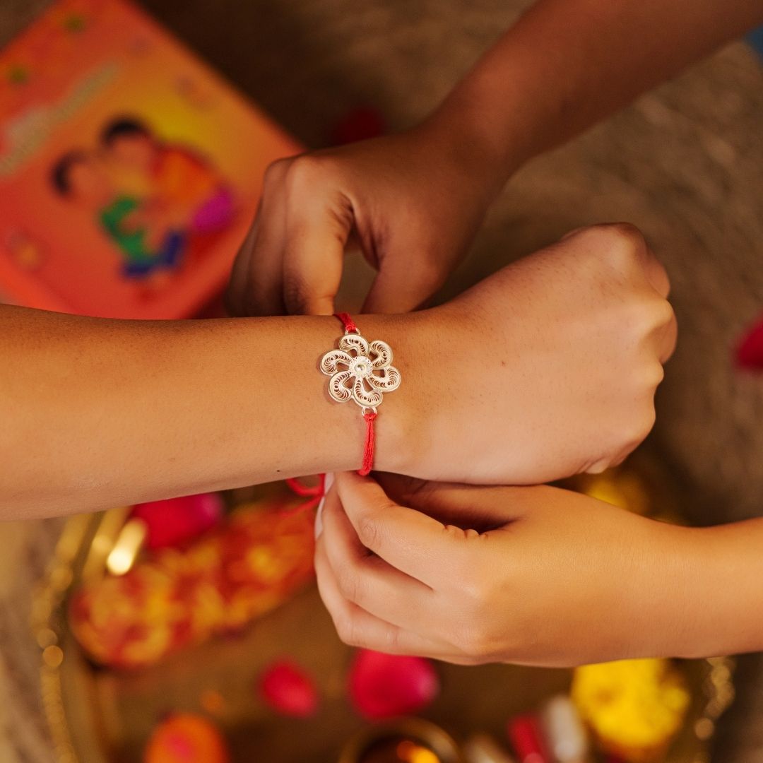 Lahar Silver Rakhi