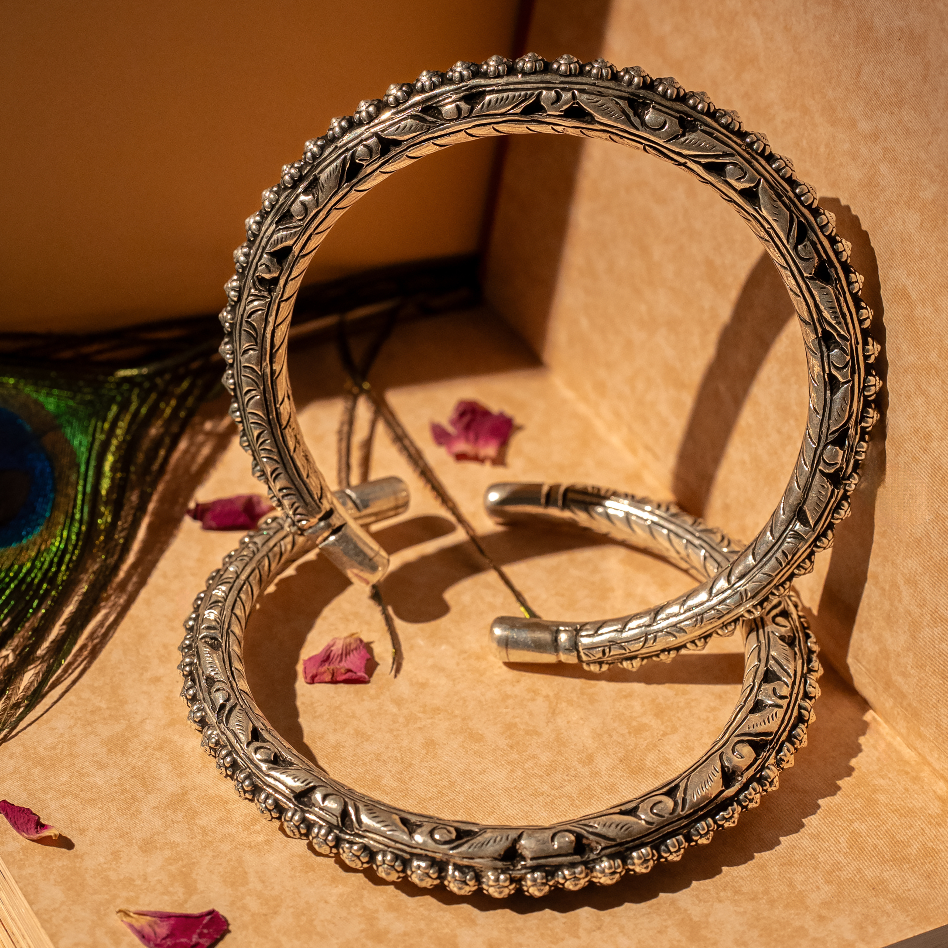 Rajasthani tribal 925 silver payal Banjara India