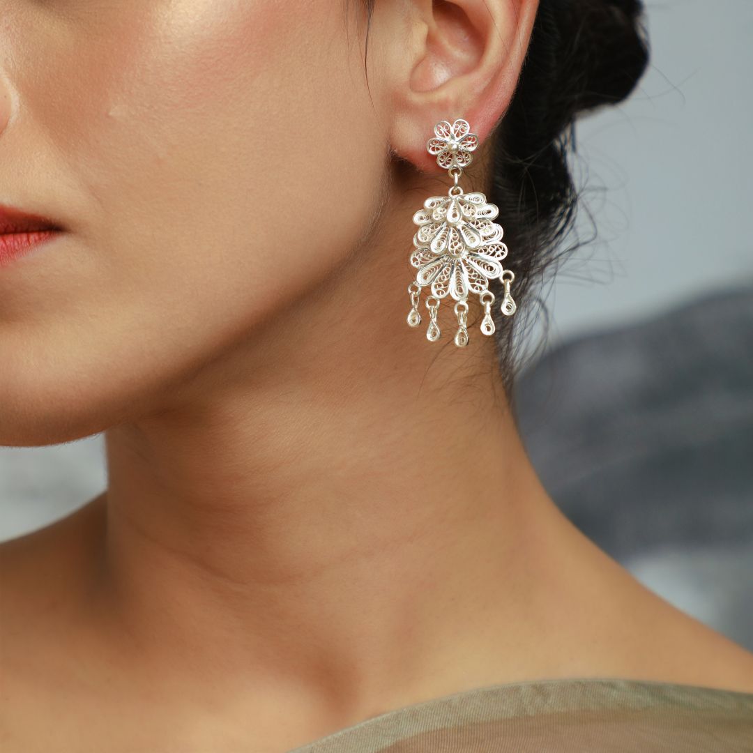 Tarakashi 925 sterling silver earrings women online India