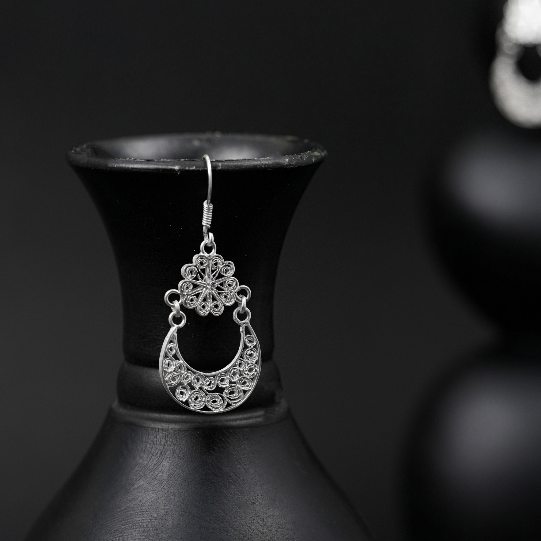 authentic Odisha Tarakashi 925 silver earrings women