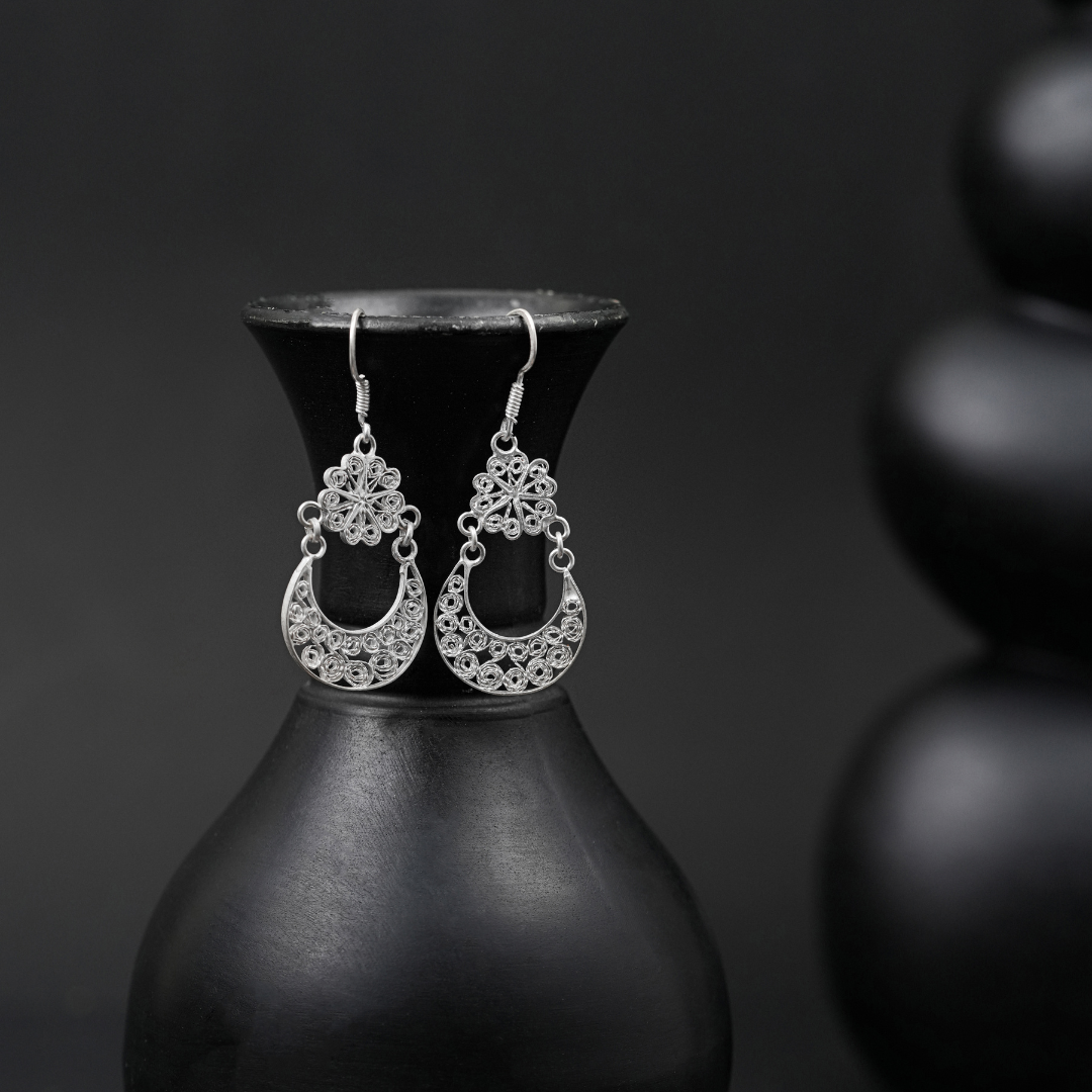 authentic Odisha Tarakashi 925 silver earrings women