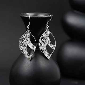 artisan Tarakashi silver earrings 925 Cuttack Odisha