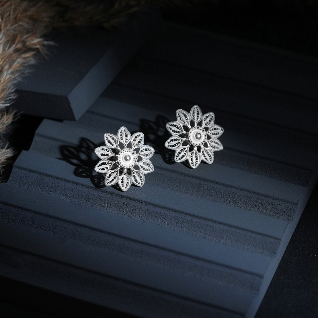 authentic Odisha Tarakashi 925 silver earrings women