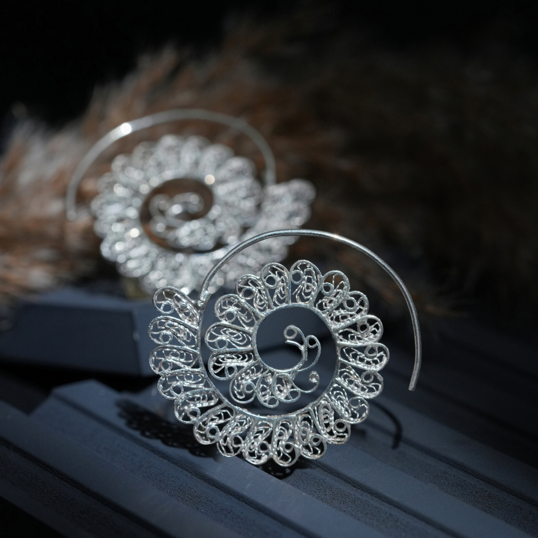 authentic Odisha Tarakashi 925 silver earrings women