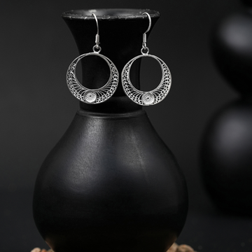 Odisha filigree silver earrings artisan craft India